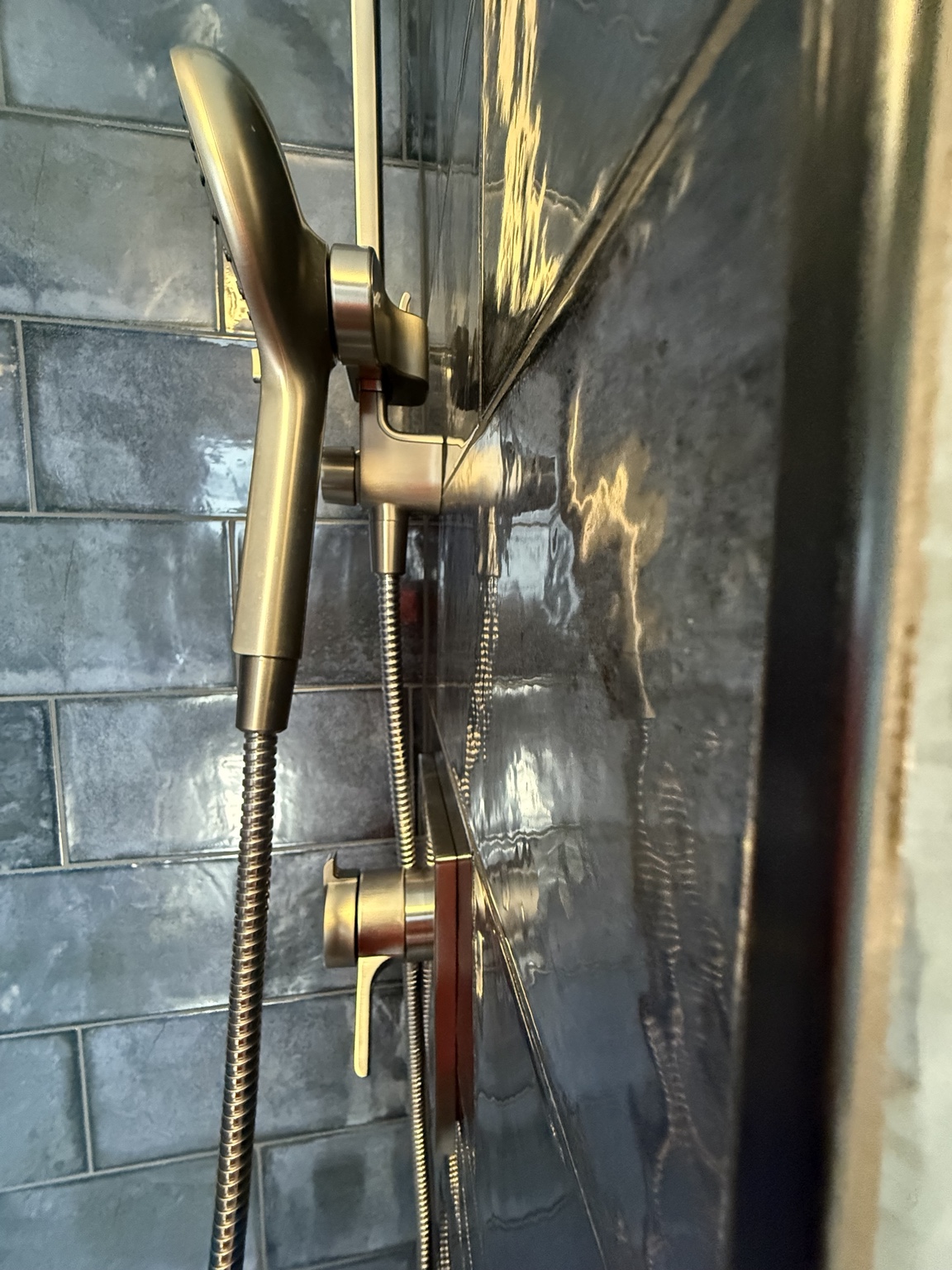 Shower fixture close-up